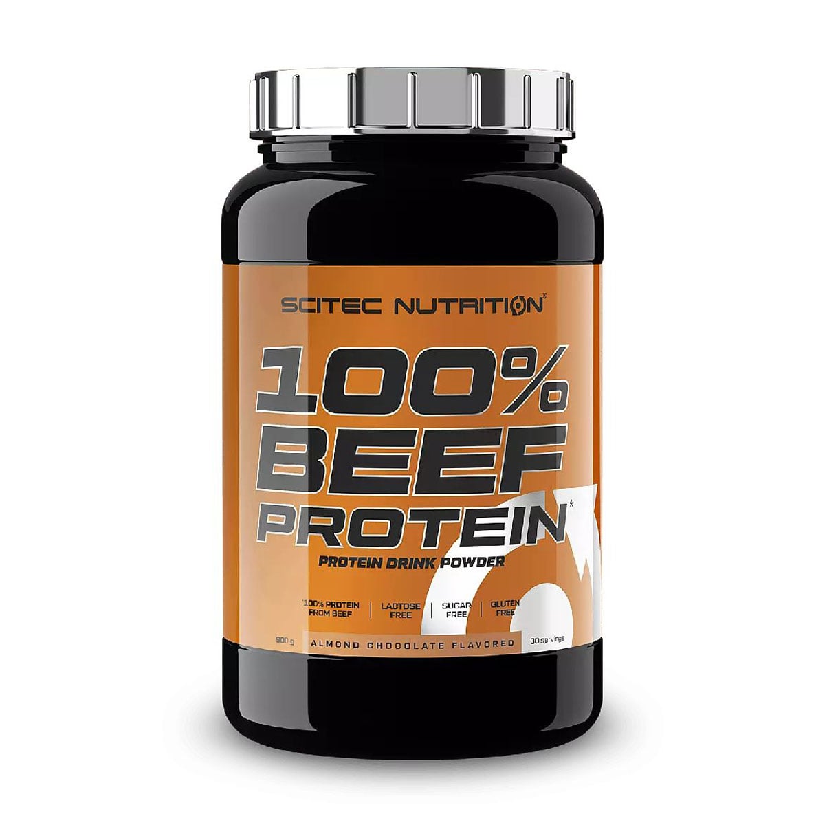 Протеїн Scitec Nutrition 100% Beef Protein Мигдаль та шоколад, в порошку, 900 г